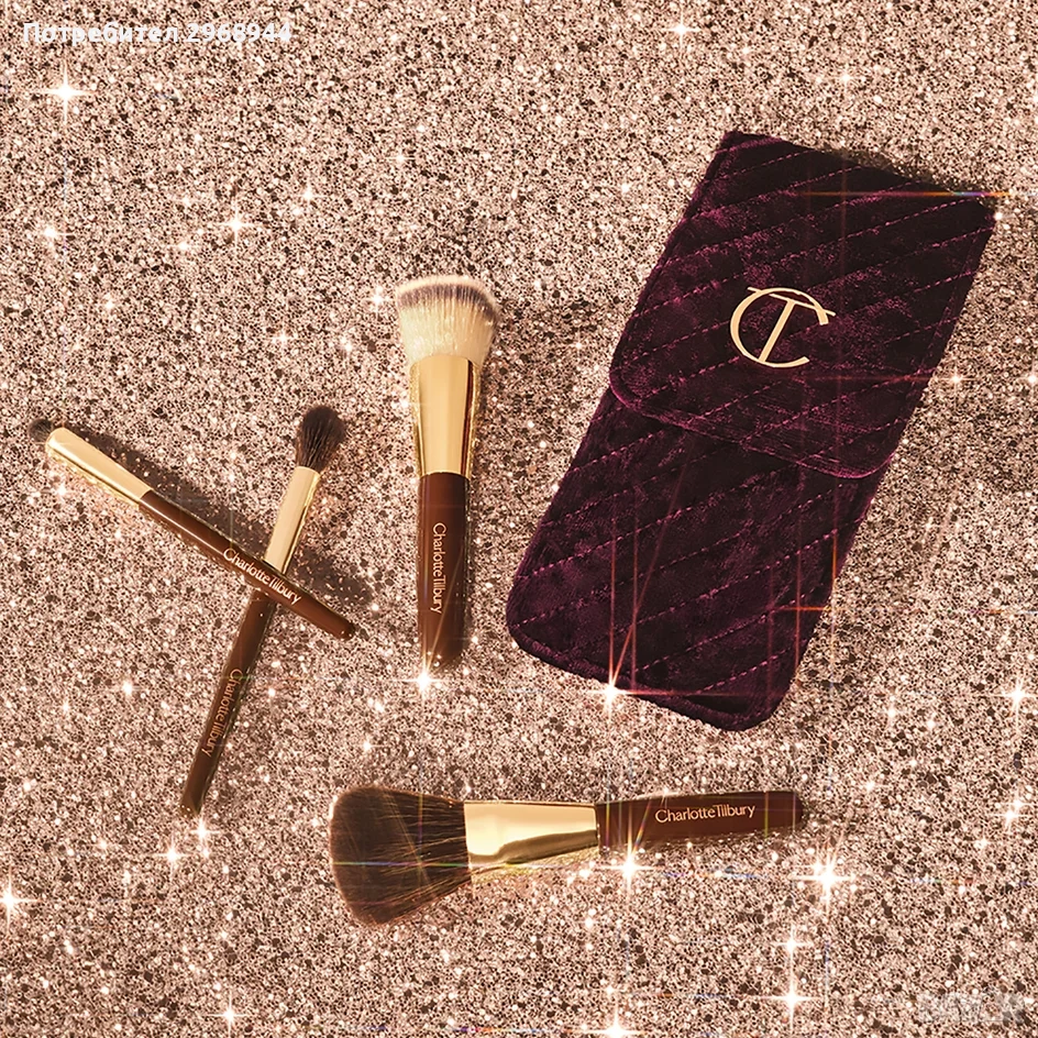 Charlotte Tilbury mini brush set четки за грим, снимка 1