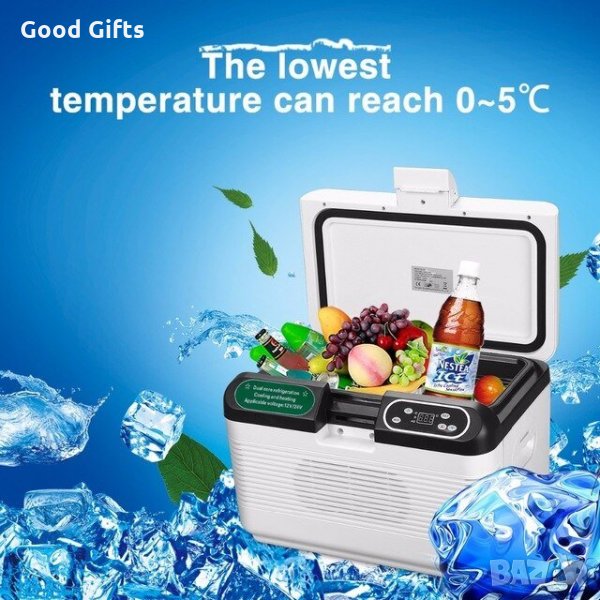 ХЛАДИЛНА ЧАНТА ЗА АВТОМОБИЛ , 12V, 12 L, С ОПЦИЯ ОХЛАЖДАНЕ И ЗАТОПЛЯНЕ, снимка 1