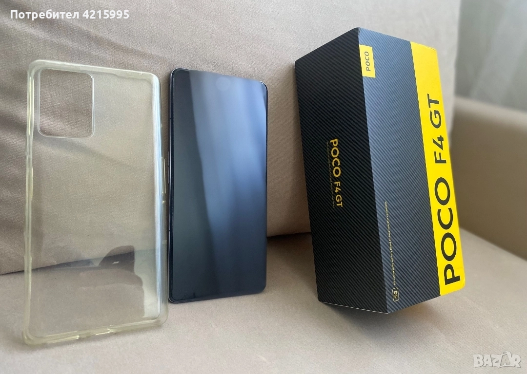 Телефон POCO F4 GT YEIIOW 128GB 8RAM, снимка 1