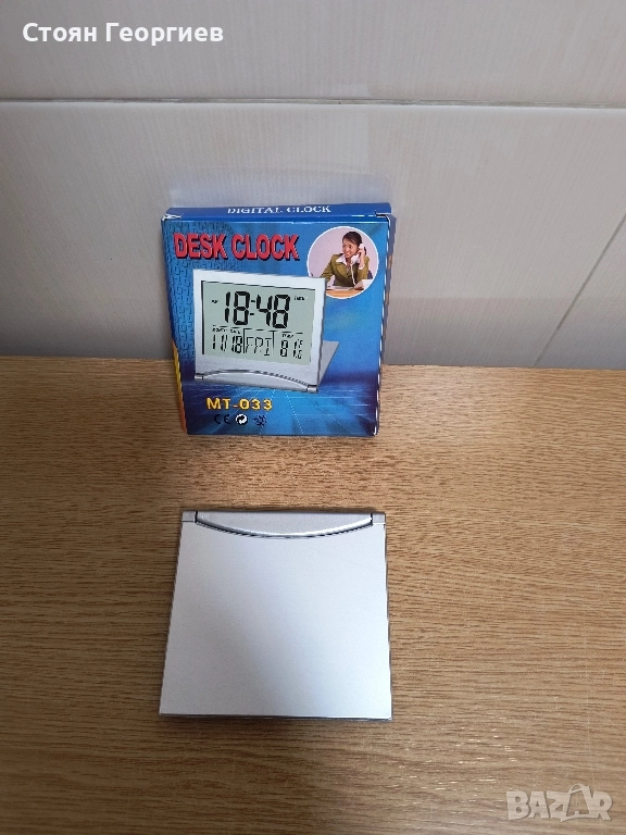 LCD ДИГИТАЛЕН ЧАСОВНИК С ТЕМПЕРАТУРА+КАЛЕНДАР. БУДИЛНИК , снимка 1