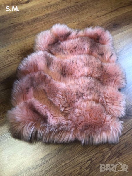 Детски елек с дълъг естественкосъм, снимка 1