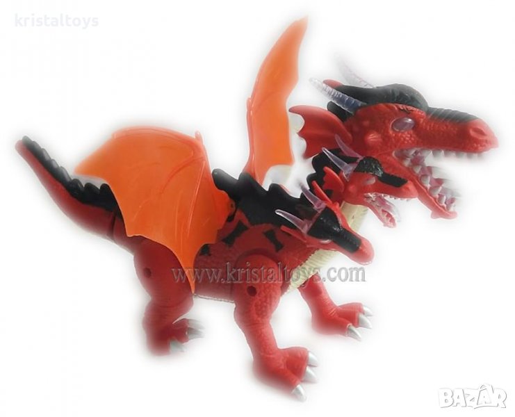 Динозавър Петглав ходещ със светлина и звук Джурасик Jurassic World, снимка 1