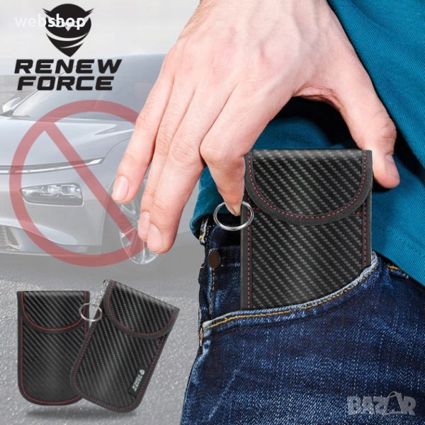 Защитен RFID калъф Pro-Tect , защита на вашите документи, кредитни карти и други RFID чипове, снимка 1