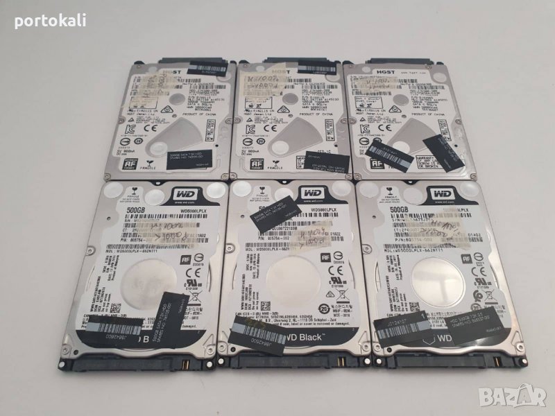+Гаранция Твърд диск хард диск за лаптоп HDD 500GB 2.5" инча hard disk, снимка 1