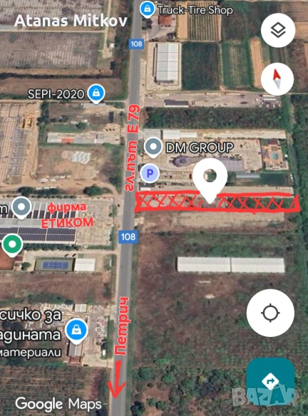 Продавам Ферма,автокъща,автомивка на главен път   Е-79, снимка 1