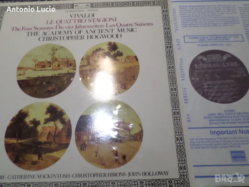 Vivaldi - Le Quattro Stagioni, снимка 1