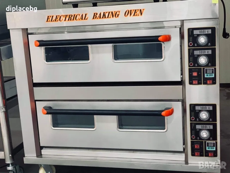 Фурна професионална За Закуски Пици и Готвене на две нива за 4 тави, снимка 1