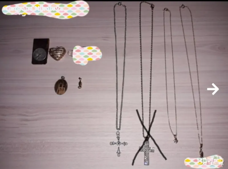 Синджири,медальони,брошки,кръстове, снимка 1