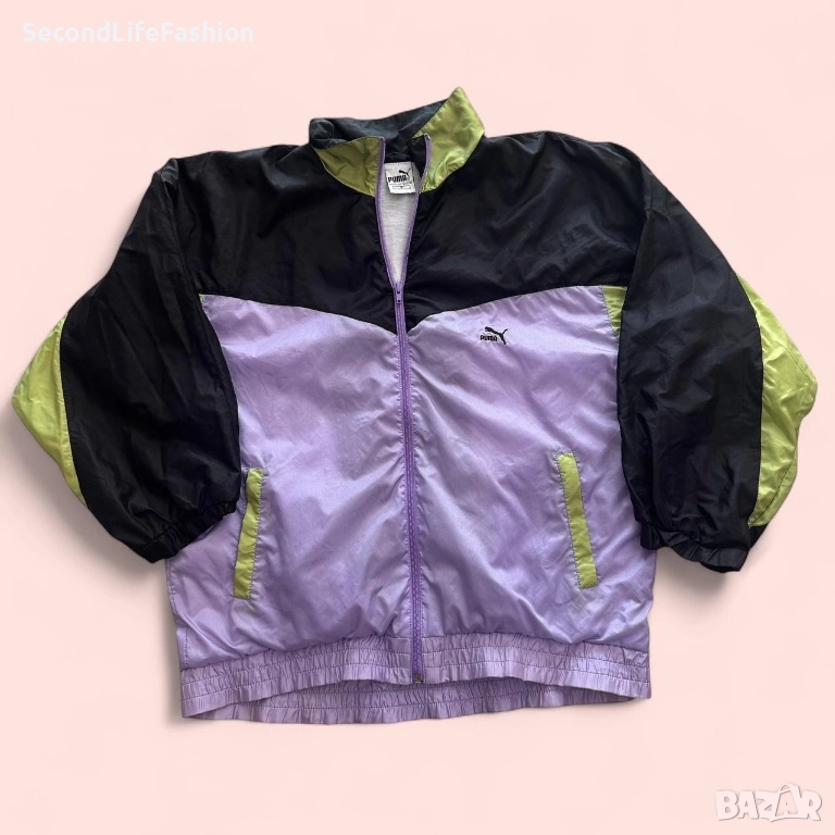 Мъжко спортно Яке Puma ветровка размер M-L, ретро, ​​винтидж, тренировъчно, снимка 1