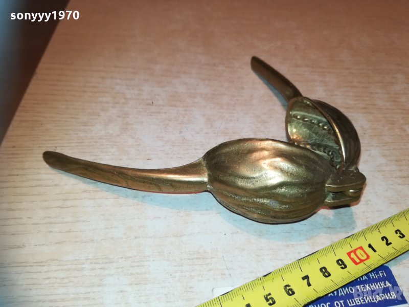 месингова антика-орехотрошачка 2912201525, снимка 1