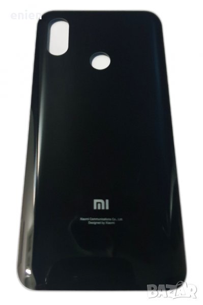Заден капак, панел стъкло за Xiaomi Mi 8 / Черен, снимка 1