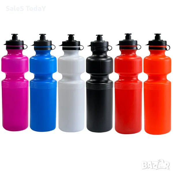 Бутилка за вода за велосипед,  цвята, 750мл, снимка 1