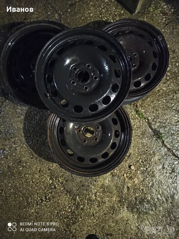 Стоманени джанти 5по112тоуран,голф5,Сеат ,шкода, снимка 1