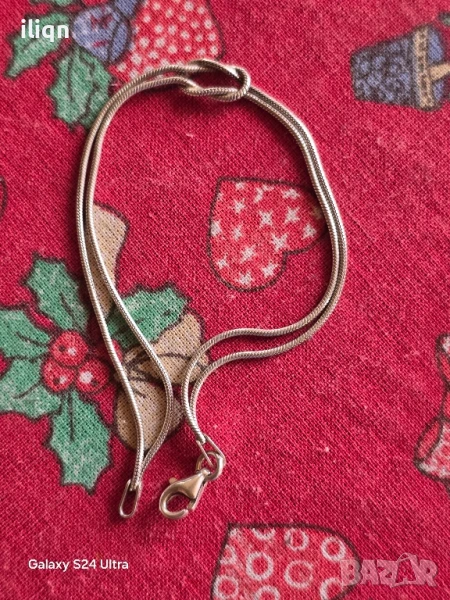 Сребърна гривна. 17 см. Цена 24,99 лв. За Севлиево безплатна доставка., снимка 1