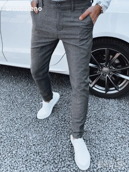 Мъжки тъмно сив панталон, снимка 1