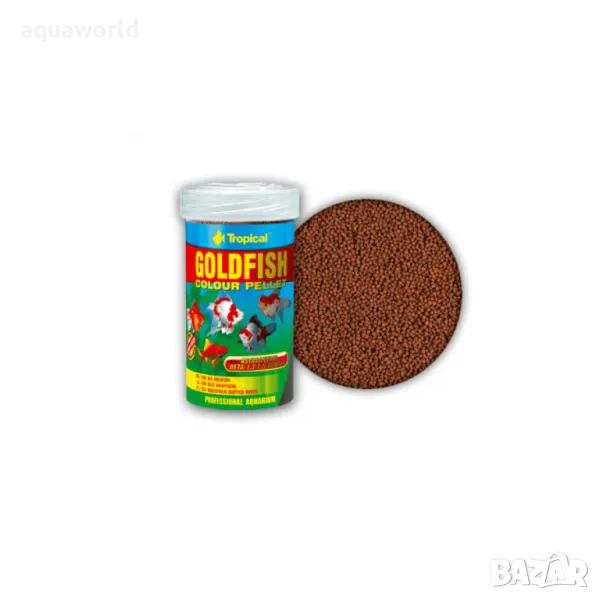 "ПРОМОЦИЯ" Tropical GoldFish Colour Pellet Храна за златни рибки, снимка 1