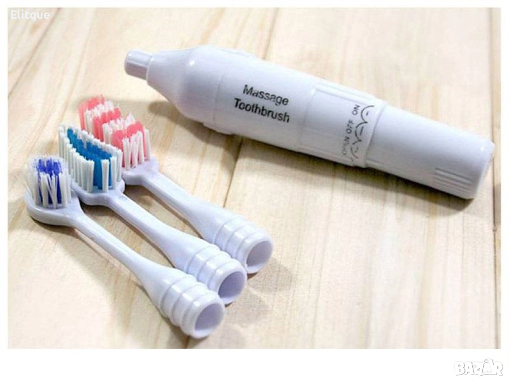Електрическа четка за зъби - 3 накрайника TV198, снимка 1