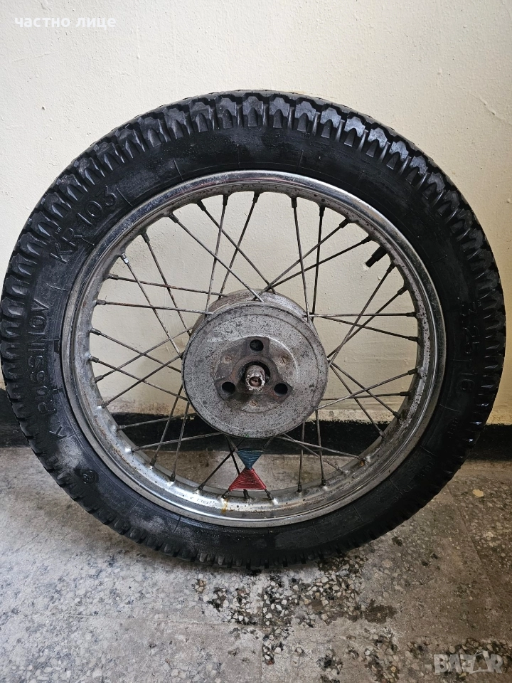 Предна и задна капли с вътрешни и външни гуми за Ява 250, снимка 1