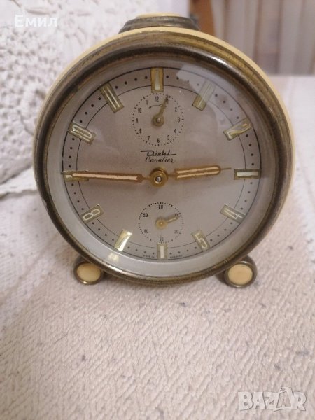 Колекционерски часовник будилник DIEHL Cavalier, снимка 1