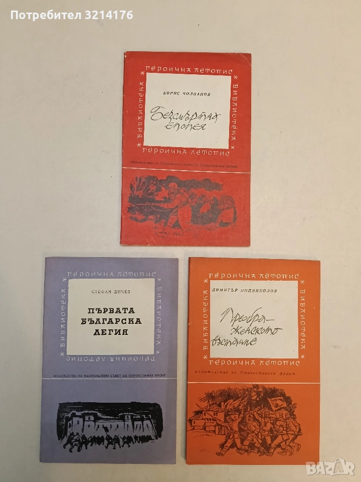 Безсмъртна епопея - Борис Чолпанов (Отлично състояние), снимка 1
