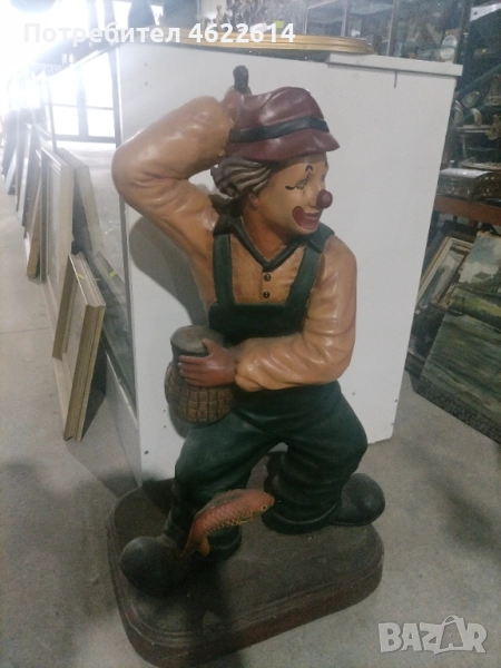 ФИГУРА НА КЛОУН РИБАР В ОТЛИЧНО СЪСТОЯНИЕ , снимка 1