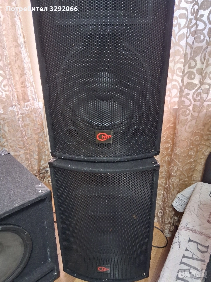 тонколони 15 инча +бас каса 15 инча, снимка 1