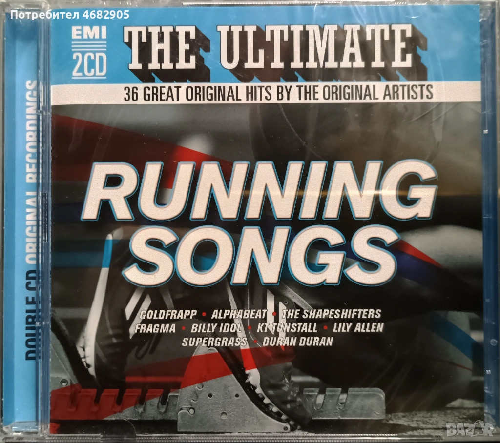 The ultimate running songs - 36 great original hits, снимка 1