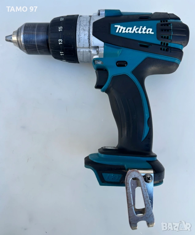 Makita DDF458 - Мощен акумулаторен винтоверт 18V 91Nm перфектен!, снимка 1