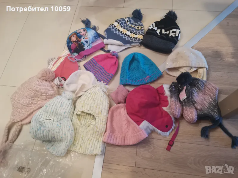 Летни и зимни шапки, шал, ръкавици 1-3 години, снимка 1