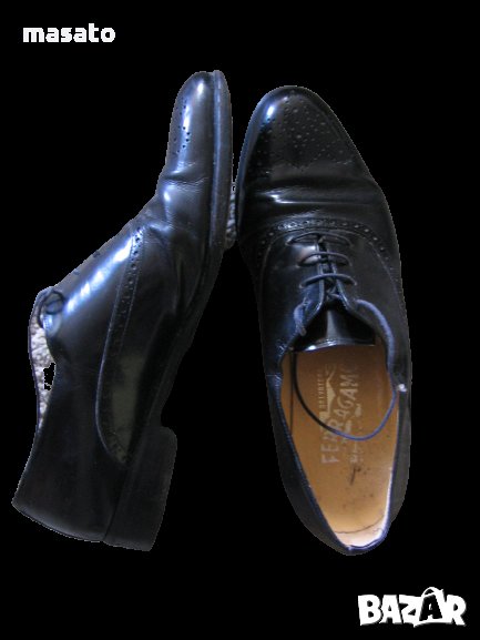 salvatore ferragamo - черни обувки №39, снимка 1