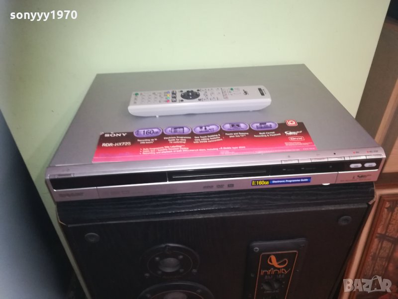 sony rdr recorder hdd/dvd+дистанционно 1111202304, снимка 1