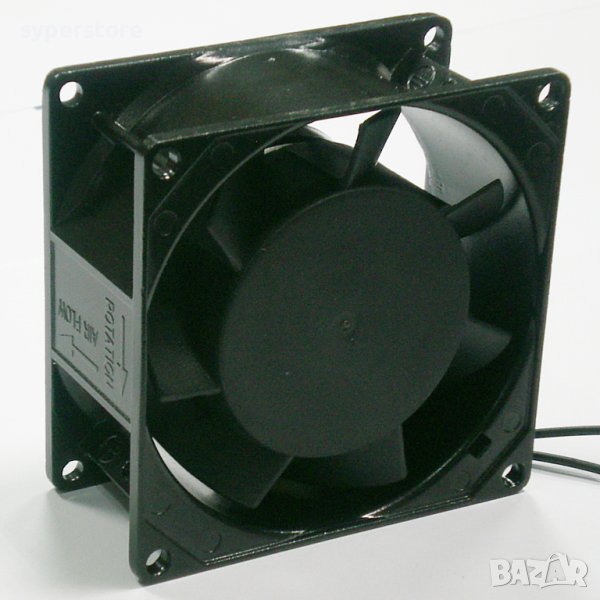 Вентилатор за компютър 80x80x38mm Evercool EC8038A2HBL 2 Ball Bearing 2300RPM 220V, снимка 1