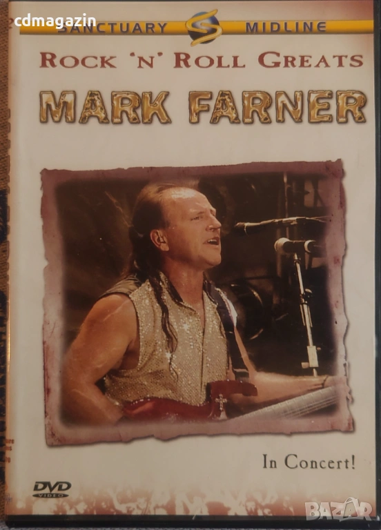 DVD Mark Farner /от Grand Funk Railroad/ – In Concert, снимка 1