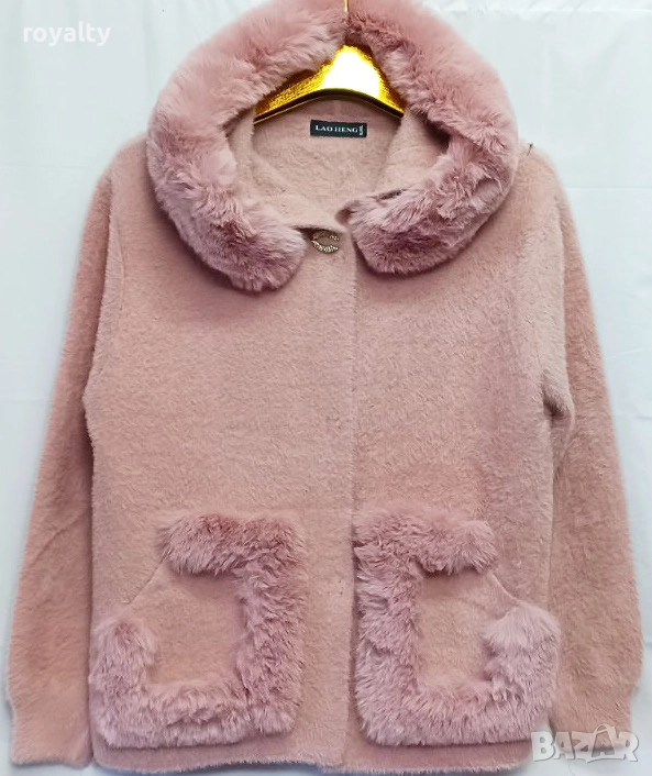 Плътна дамска жилетка ПЕПЕЛ РОЗОВА , снимка 1