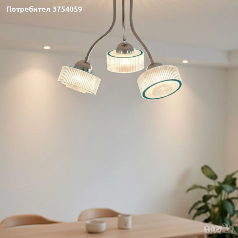 Стилен LED спот с 3 светлини, снимка 1