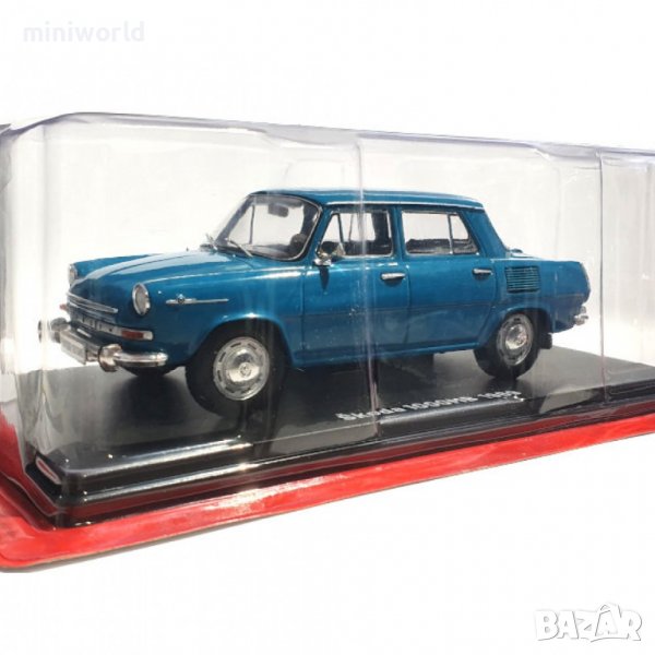 SKODA 1000MB 1969 - мащаб 1:24 на Hachette моделът е нов в блистер, снимка 1