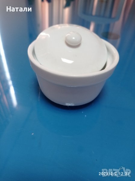 порцеланов съд за сол с капак 5401, снимка 1