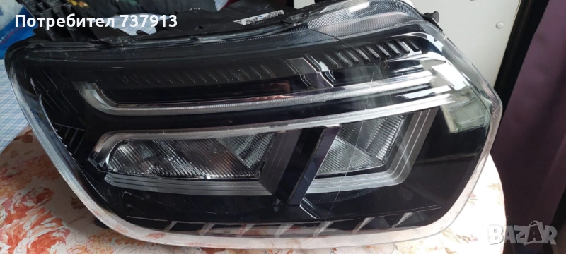 Десен фар Dacia Duster 2 Led година 2022-2024 код 260101613R, снимка 1