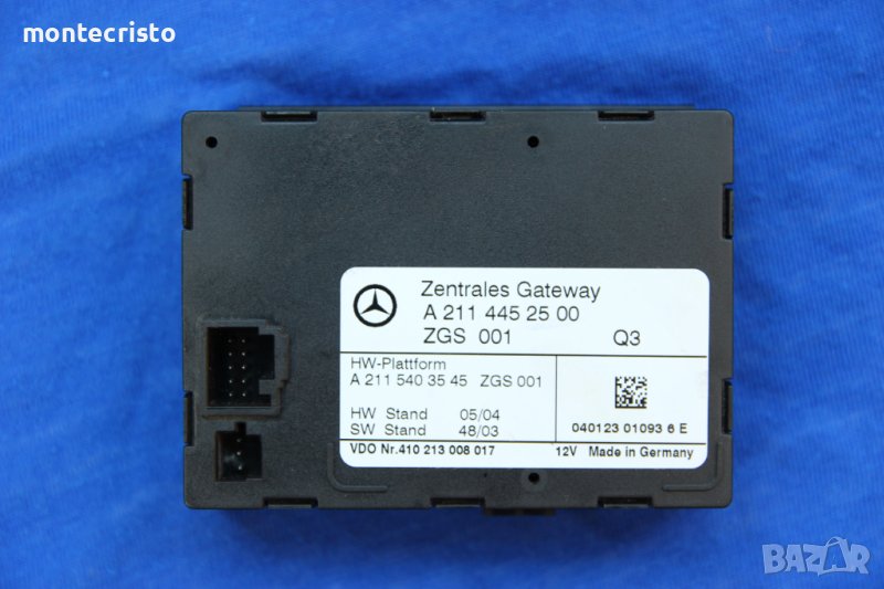 Gateway модул Mercedes E-class W211 (2002-2009г.) A 211 445 25 00 / A2114452500, снимка 1