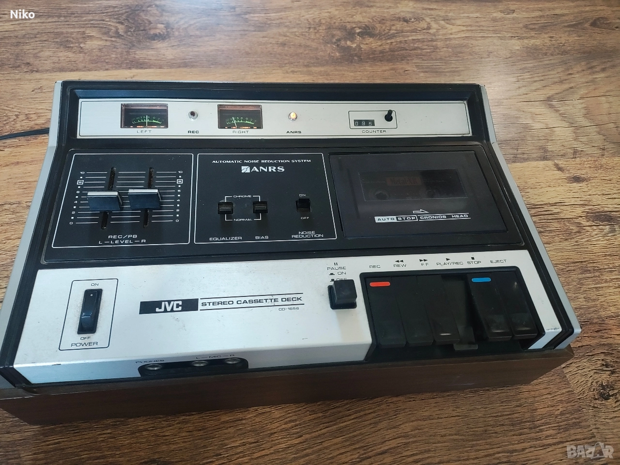 ретро касетен дек JVC, снимка 1