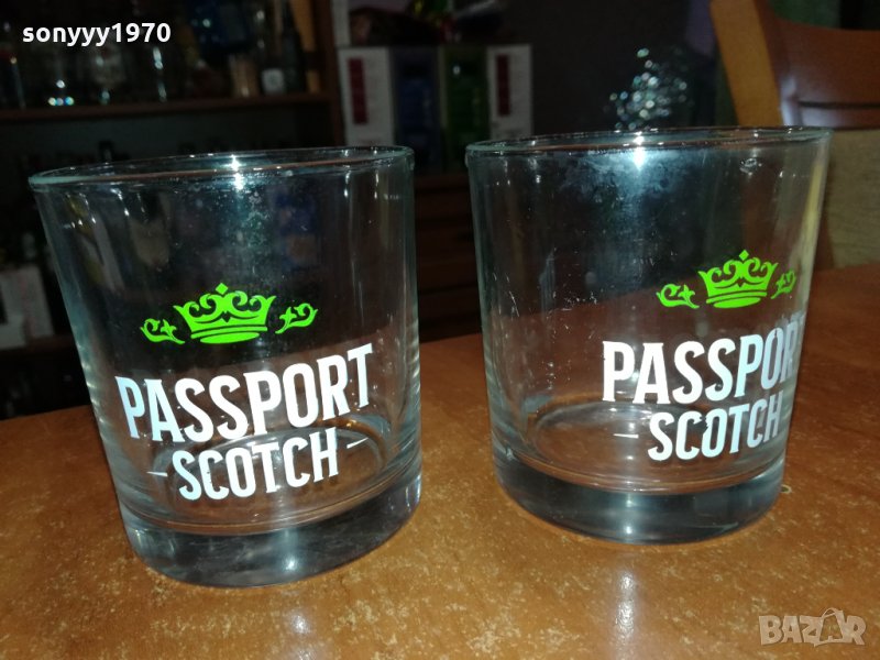 passport-SCOTCH 2 чаши за уиски 2811211711, снимка 1