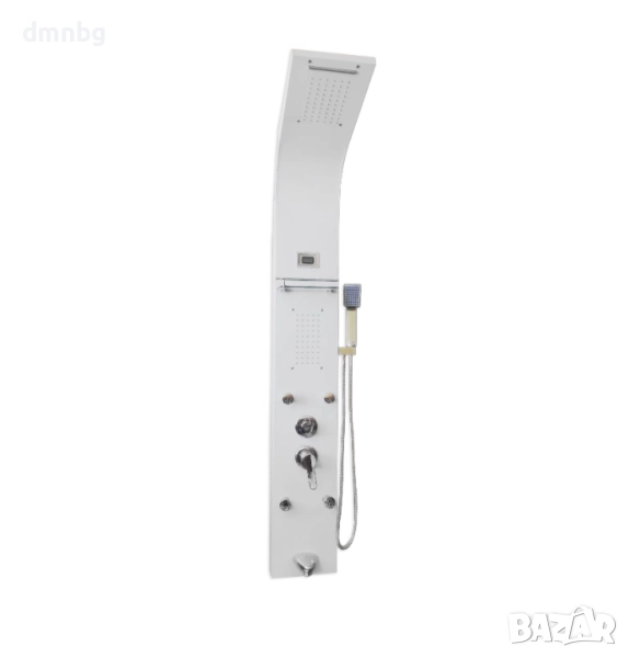 Хидромасажен душ панел в бяло, снимка 1