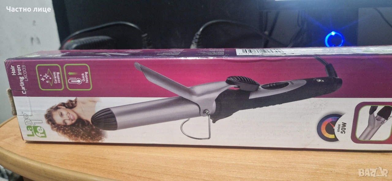 Маша за къдрене на коса Lafe lkc003, снимка 1