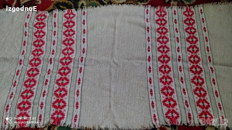 Стара кърпа, ръчно изработена, битова, снимка 1