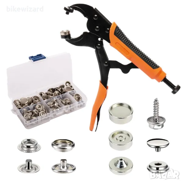 Регулируем инструмент за поставяне на щипки/ капси / копчета НОВ НОВИ, снимка 1