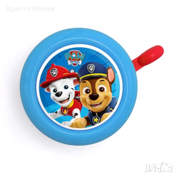 Звънец за велосипед колело Paw Patrol Пес Патрул, снимка 1
