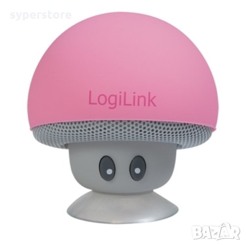 Speakers Wireless Bluetooth Тонколона Блутут безжична Logilink SP0054PK Розова С вакуум, снимка 1