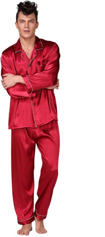 DEBAIJIA Мъжка пижама - коприна, XXL в Други в гр. Търговище - ID39388057 —  Bazar.bg