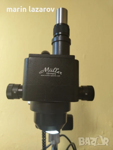 Бижутерски тринокулярен микроскоп, снимка 2 - Друга електроника - 50744202