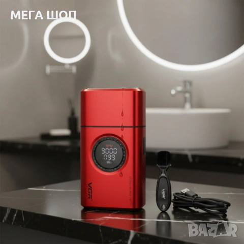 Безжична акумулаторна самобръсначка VGR V-378 - гладко бръснене и дълъг живот на батерията